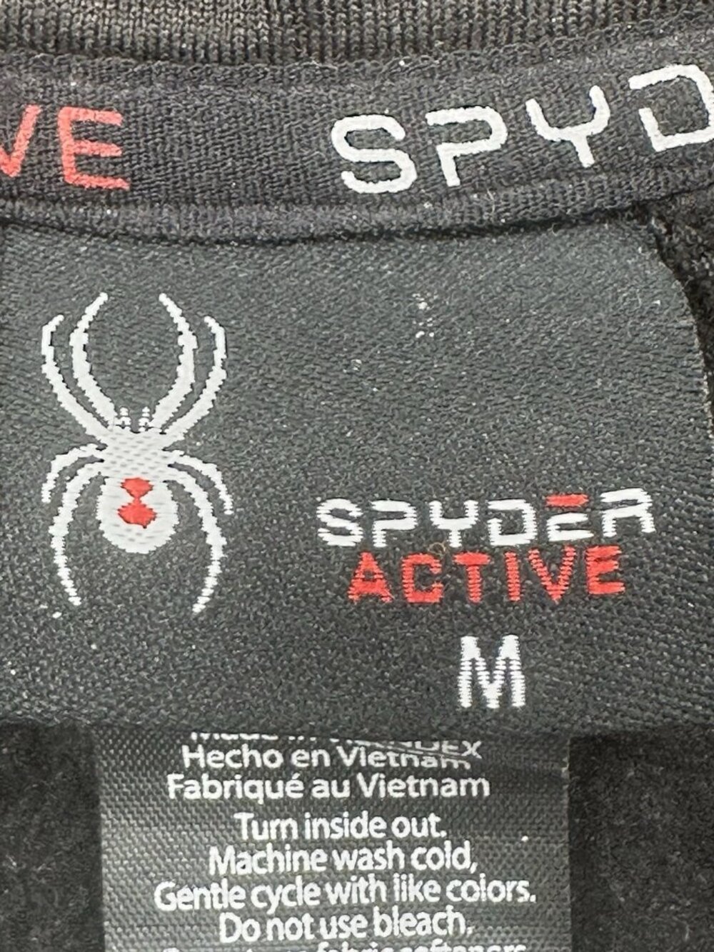 Spyder Active Jacket Womens M Black Zip Up Activewear Outdoor Pockets - Picture 9 of 11